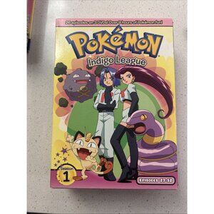 Pokémon Indigo League Season 1 Part 2 DVD 3 Disc Boxed Set 28 Episodes 27-52